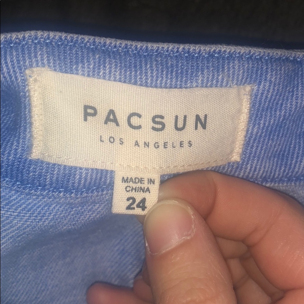 Pacsun Denim Light Blue Skirt - Picture 4 of 4